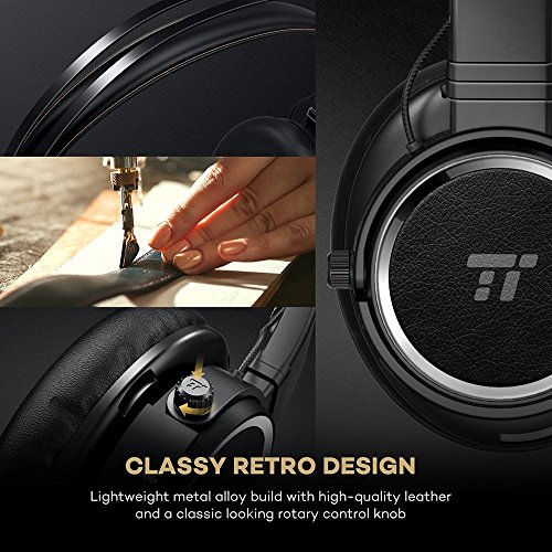 image for TaoTronics Wireless Over Ear Headset Bluetooth Headphones with Microph