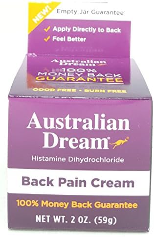 Australian Dream Back Pain Cream 2 Ounce Per Jar (2 Jars)
