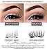 ☆ARVESA☆Double Magnetic Eyelashes 2 Sets(8 pcs) -100% Money Back Guarantee- Perfect Size, Longer Lashes, Ultra Thin 0.2mm Professional, Stronger Double Magnet, Reusable, Best Selling,100% Handmade