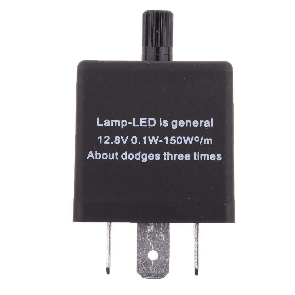LED Flasher Relay CF13 3Pin Indicator Adjustable 12V Unit for Car Vehicle Motorcycle LED Turn Signal