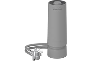 Waterdrop WD-CTF-01 Countertop Filter System, 5-Stage Stainless Steel Countertop Filter, 8000 Gallons Faucet Water Filter, Re