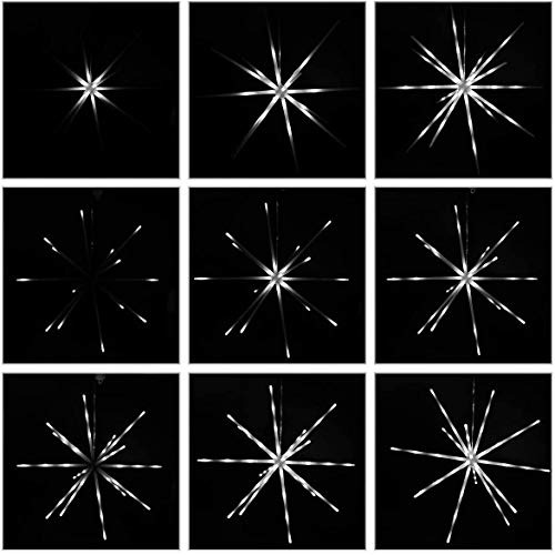 Feuerwerk Lichterketten, Meteor Feuerwerk Lichterketten, Starburst Lichter Feuerwerk LED Licht Kupferdraht Feuerwerk… – Bild 5