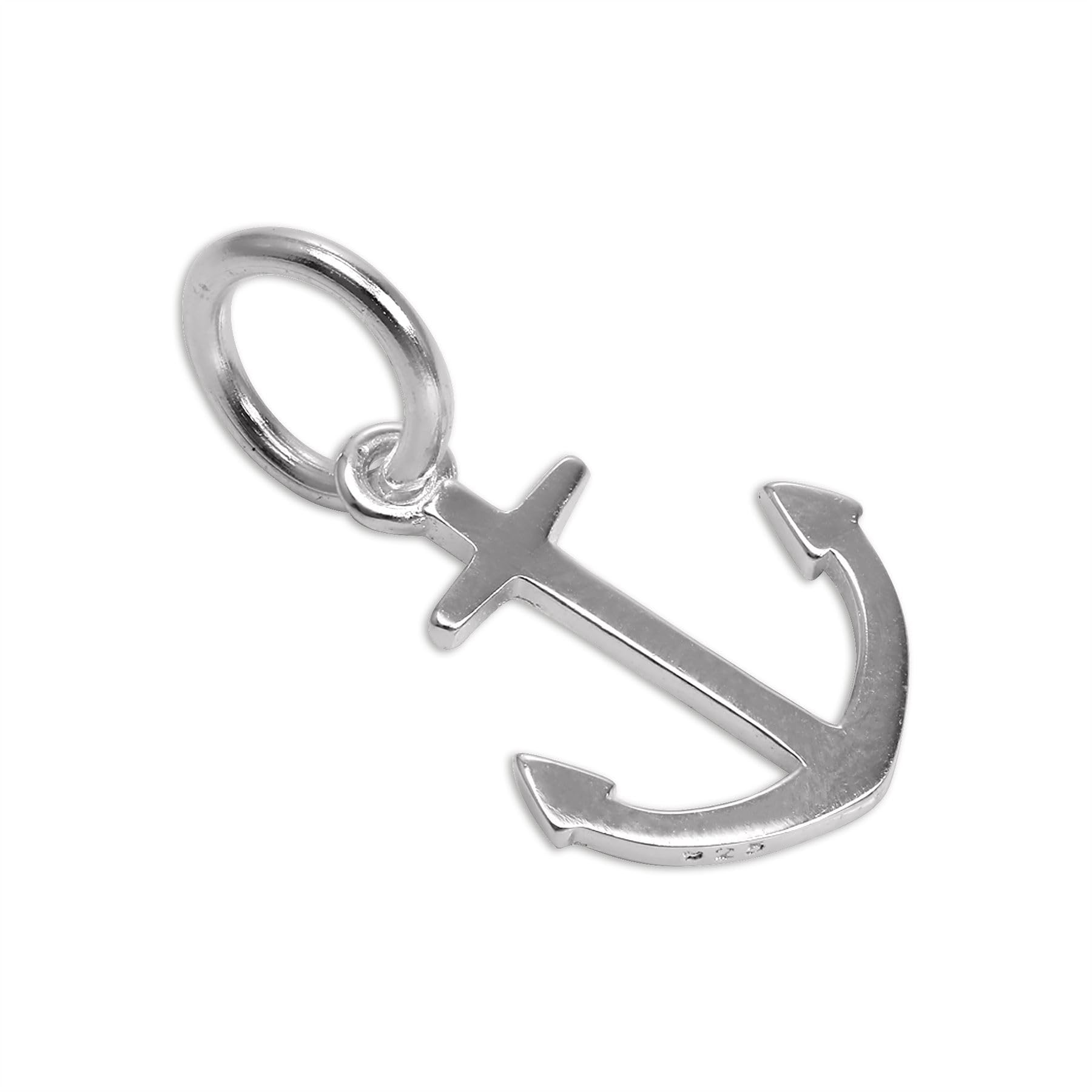 jewellerybox Sterling Silver Anchor Charm