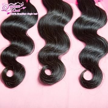 Amazon Com 3pcs Lot Aaaaa Virgin Brazilian Remy Human Hair