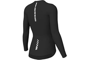 Wulibike Cycling Jersey Women Long Sleeve,Bike Shirts for Women Biking Tops Breathable Cycle Jerseys with 4 Pockets