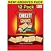 Cheez-It Grooves Crispy Snack Crackers, Sharp White Cheddar, 12 Ounce