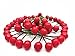 100pcs Artificial Red Holly Berry 10mm Pick Branch Wreath For Christmas Tree Decoration for Christmas tree for wedding party