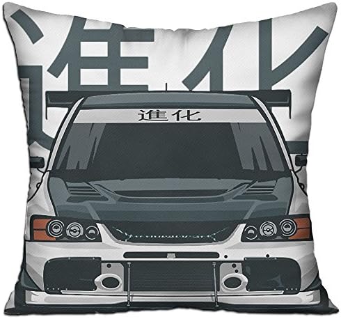WUMIARUA Geometric Throw Pillow Cases Lancer Evo IX For Sofa/Bed Euro Cushion Covers Decor Floral Pattern for Sofa Ornament