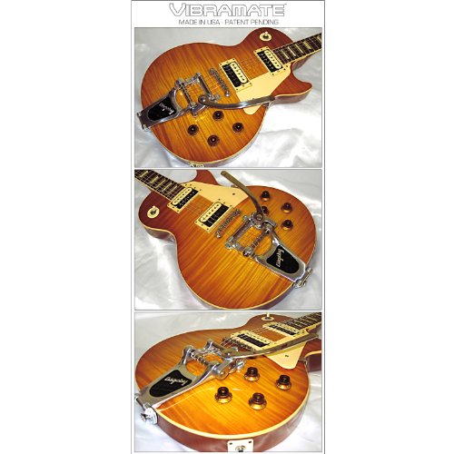 Vibramate V7-LP Les Paul Adaptor Mounting Kit, For Bigsby B7, Aluminum