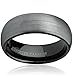 Jstyle Jewelry Tungsten Rings for Men Wedding Band Black Ring 8mm … (11.5)