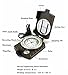Tactical Military Prismatic Sighting Compass Luminous Multi-function Metal High-grade Folding Outdoor Camping Hiking Activities Survival Pointing Guide Travel Geology Pocket Prismatic Compasses