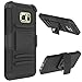 S7 Case, Galaxy S7 Case, MagicSky Heavy Duty Shock Proof Hybrid Dual Layer Swivel Belt Clip Holster with Kickstand Combo Case Cover for Samsung Galaxy S7 5.1 inch – Black