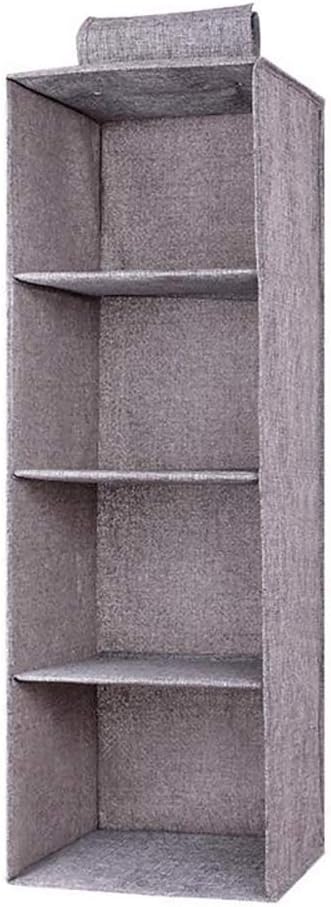 Eizur Hängende Kleideraufbewahrung, 4 Fächer Kleiderschrank Organizer