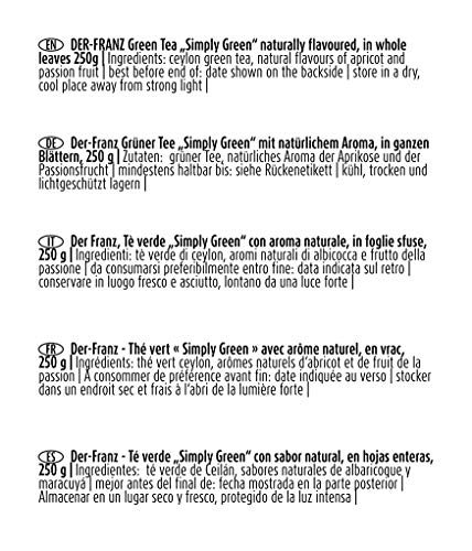 Der-Franz Grüner Tee „Simply Green“ in ganzen Blättern, 250 g – Bild 6