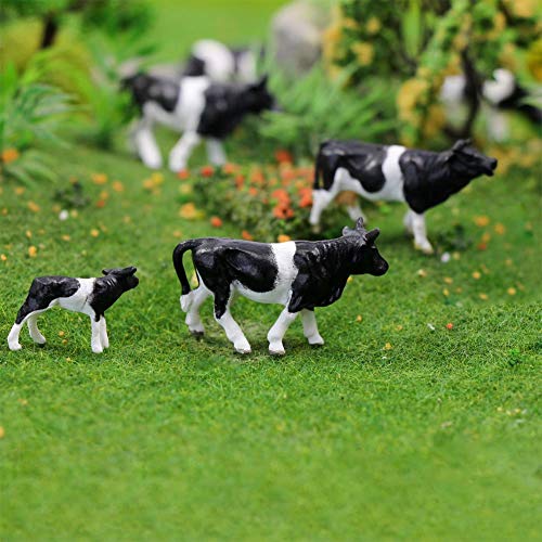36Stk. Verschiede Kühe Rinder Figuren Bunt Tierfiguren Spur H0 1:87 Bauernhof Dekor Modellbau zubehör – Bild 6