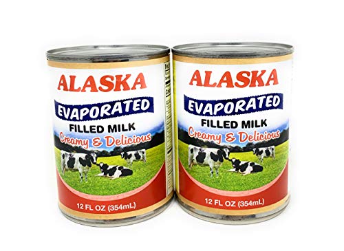 Alaska Filled Milk Creamy & Delicious (Evaporated, 2 Pack)