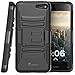 Fire Phone Case, i-Blason Prime Series Dual Layer Holster Case with Kickstand and Locking Belt Swivel Clip for Amazon Fire Phone (Black)