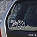 Zombie Family Car Stickers (By GAMAGO)