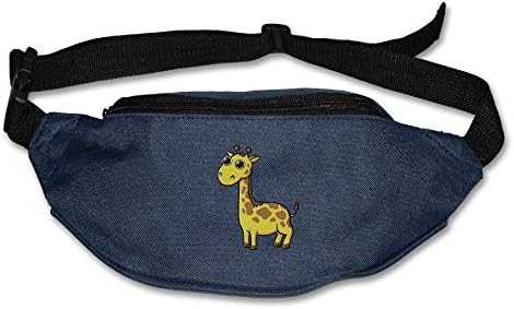 Unisex Giraffe Hikking Sports Bag Running Belt Waist Packs Pouch Fanny Bags Adjustable