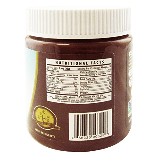 Nutilight No Sugar Added Hazelnut Spread and Milk Chocolate 11 Ounces (Pack of 6)