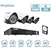 LaView IP 1080P HD Built-in PoE 4 Cameras 4 Channel NVR Security Camera System with 1TB and 4 of 2MP Bullet Cam Surveillance