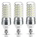 LOHAS 100W Equivalent LED Candelabra Light Bulbs,12W LED Corn Bulb, E12 Screw Base, Daylight White(5000K), CFL Lights Incandescent Bulbs Replacement, 1100 Lumen, Non Dimmable(3 Pack)