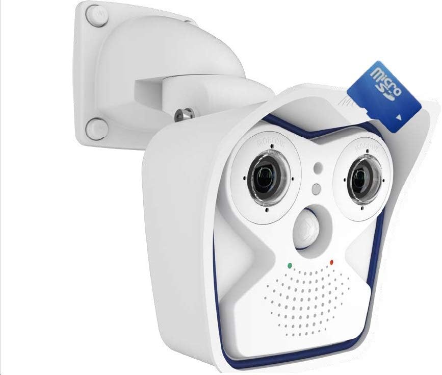 Mobotix MX-M15D-Sec-DNight-D43N43-6MP-F1.8 Dual Camera Day/Night Video Surveillance System Black/White