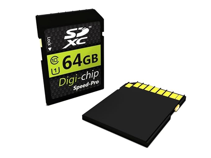 Digi-Chip 64GB SDXC Speicherkarte Class 10 - Für Sony Kameras