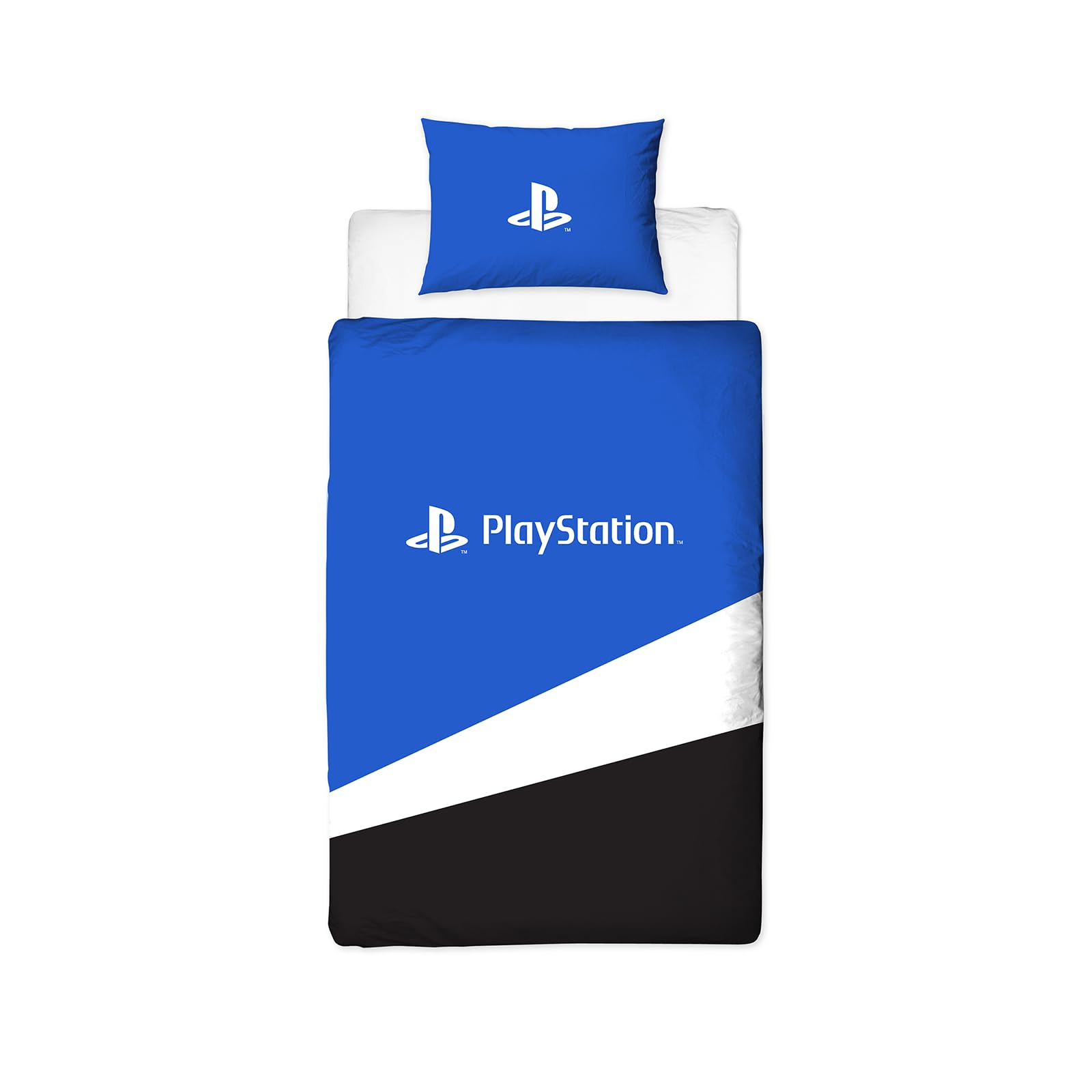 Character World PlayStation Official Single Duvet Cover Set, Banner Design | Reversible 2 Sided Bedding Cover Official Merchandise Including Matching Pillow Case | Gaming Single Bed Quilt — image 1