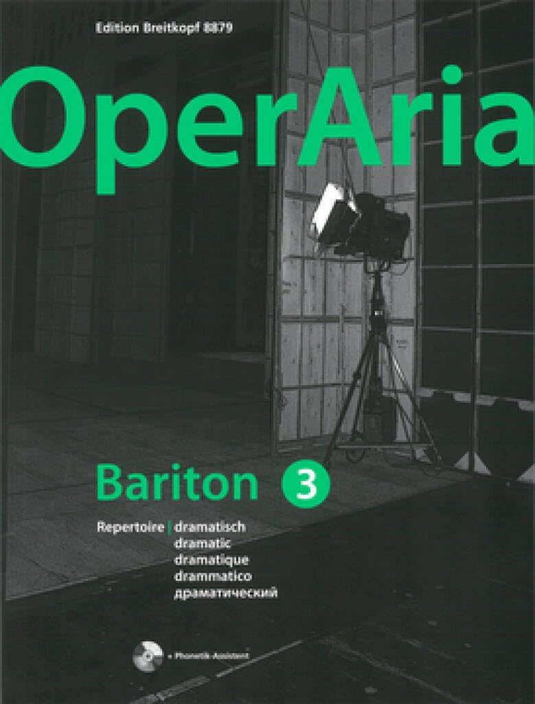OperAria (Opera Arias) Baritone, Vol.3 (dramatic) - Repertoire Collection - (EB 8879)