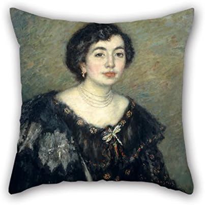 Artistdecor Oil Painting Ricard Canals - Mrs Amouroux (the Artist's Sister-in-Law) Cushion Cases Best For Son Dinning Room Play Room Kitchen Wedding Bf 18 X 18 Inches / 45 By 45 Cm(twin Sides)