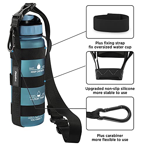EasyAcc Water Bottle Handle Shoulder Strap, for 12oz 64 oz Hydro