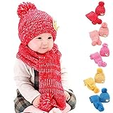 Baby Hood Scarf, Misaky Winter Baby Kids Girls Boys Warm Woolen Coif Caps Hats