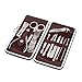 Ohuhu [12 in 1] Stainless Steel Personal Manicure Set & Pedicure Set, Travel & Grooming Kit with Free Delicate Case