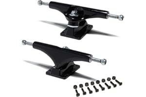[CCS] Skateboard Trucks - 109mm, 129mm, 139mm, 144mm, 149mm, 169mm Black/Raw W/1" Mounting Hardware