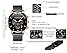 OLMECA Men's Watches Luxury Sports Military Merchanical Design Automatic Style Waterproof Luminous Quartz Movement Wristwatches Stainless Steel Watch Plastic Black Color 905-QHYD (Z2)