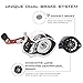 KastKing WhiteMax Baitcasting Fishing Reel - Perfect Low Profile Baitcaster Reel! 11 +1 Shielded Bearings, 17.5 Lb Carbon Fiber Drag - 5.3:1 Gear Ratio (Righthanded)