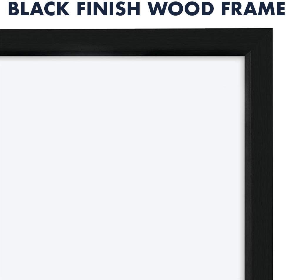 Quartet Magnetic Whiteboard, 17 x 23 inches White Board, Dry Erase Board, Black Frame (MWDW1723M-BK): Office Products