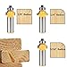 Yakamoz 6Pcs 1/2 Inch Shank Round-Over Router Bits Corner Rounding Edge-Forming Roundover Beading Router Bit Set