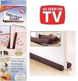 As Seen on TV 36" Twin Draft Door Guard Cover Washable