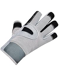 Navis   Guantes de vela para hombre y mujer, para remolque, pesca, kayak, todos los deportes acuáticos, palma especial, protección UV perfecta, dedo corto
