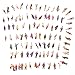 Kingzer 100pcs N Scale Painted Model Train Park Street Passenger People (1:150)