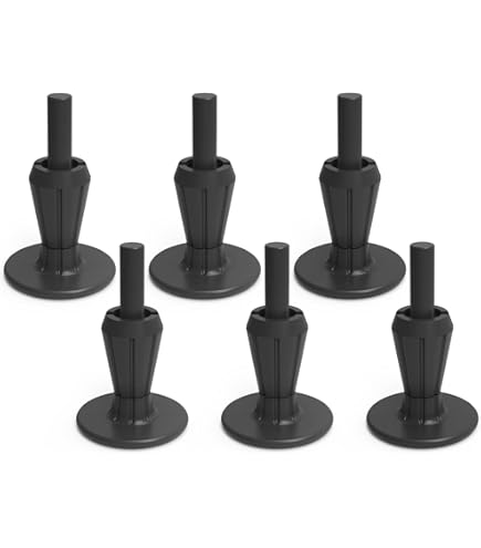 Plastic Bed Frame Feet Replacement No Wheels 6 Pcs Bed Frame Feet,Feet ...