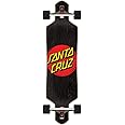 Santa Cruz Classic Dot Drop Thru Cruiser Skateboard, 9"x36"