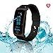 LEKANG Fitness Tracker, Activity Tracker with Wrist-Based Heart Rate Monitor, Water Resistant Smart Band with Step Tracker Sleep Monitor Calorie Counter Notification Alerts for Android iOS Smartphone