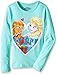 Disney Girls' Frozen Anna and Elsa Love Long Sleeve with Tiara