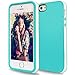iPhone 5s Case,iPhone SE Case,iPhone 5 Case,by Ailun,Shock-Absorption Bumper,Anti-Scratch,Fingerprint&Oil Stain Shell Soft Dual Color TPU Back Cover[WhiteGreen]