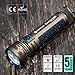 OLIGHT Seeker 2 Pro 3200 Lumens Three Cree XP-L HD CW LED Side Switch Rechargeable Tactical Flashlight Law Enforcement Searchlight with Charging Dock Patch (Desert Tan)