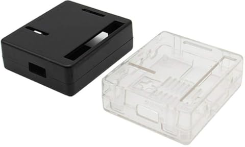 Kurphy Estuche de Abs Color Negro/Transparente para Raspberry Pi Modelo 3 A + (Plus) D Estuche de Abs para Modelo Raspberry Pi - Negro