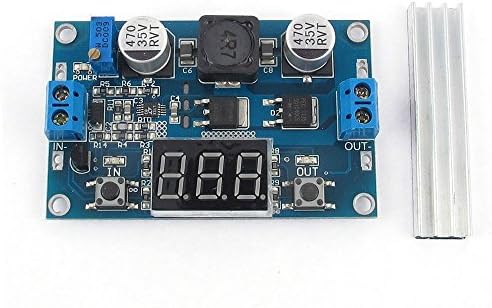 Solu ®Dc-dc 100w 3-35v to 3.5-35v Boost Step-up Module Power Supply LED Voltmeter//3.0~35v to 3.5~35v 100w Adjustable Dc-dc Step-up Boost Voltage Converter Module//3.0-35v to 3.5-35v 100w Dc-dc Digital Display Boost Step-up Power Supply Module